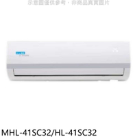 《滿萬折1000》海力【MHL-41SC32/HL-41SC32】變頻分離式冷氣(含標準安裝)