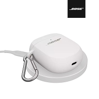 Bose QuietComfort 消噪耳塞 矽膠無線充電盒保護套 霧白色 (通用 II / Ultra)