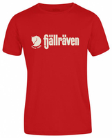 ├登山樂┤瑞典Fjallraven Retro T-shirt 有機棉T-男320紅 # F81782-320