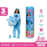 Barbie Cutie Reveal Care Bears Series Doll Grumpy Bear Plush - Mainan Boneka Anak Perempuan