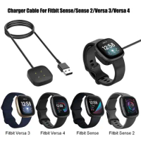 Charger Cable For Fitbit Versa 4 Replacement Smart Watch Charger Stand Portable Fitbit sense 2 Smart Watch Charging Dock