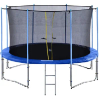 16 15 14 13 12 10 8 Foot Round Trampoline Heavy Duty With Safety Net for Backyard Large Trampoline Jump Gym Elastic Bed Garden