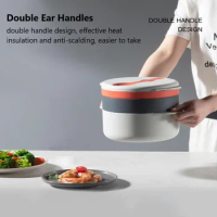 Microwave Oven Steamed Vegetable Container Four-in-one Steamer Rice Cooker Heating Multi-layer Steamer Steamer Rice Steam Box