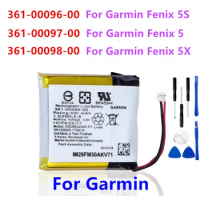 For Garmin Replacement Battery 361-00096-00 361-00097-00 361-00098-00 For Garmin Fenix 5S Fenix 5 Fenix 5X Smart Watch Battery