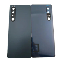 Door Housing Case Back Cover for Sony Xperia 1 III Glass Battery Cover with Camera Frame Lens Replacement