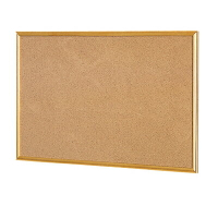 【文具通】群策 ECB304 原木框 軟木 佈告欄 3x4尺 約90x120cm H3010026