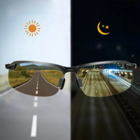 Photochromic Sunglasses Men Polarized Driving Chameleon Glasses For Car Glasses For Drivers Steampunk Anti-headlights For Cars