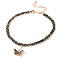 【I.Dear Jewelry】韓系氣質夜店金屬串珠晶鑽吊墜珍珠鎖骨鍊頸鍊(6款)