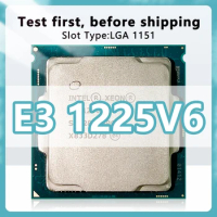 Xeon E3-1225V6 CPU 14nm 4 Cores 4 Threads 3.3GHz 8MB 73W processor FCLGA1151 for Workstation Motherboard C236 Chipsets 1225V6