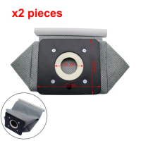 2PC Washable Universal Vacuum Cleaner Cloth Dust Bag for Philips Electrolux LG Haier Samsung Vacuum Cleaner Bag Reusable 11x10cm