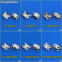 ChengHaoRan 10pcs Micro USB Connector Jack Socket Female Charging Port Power Plug Dock for Xiaomi Redmi 5 5A 5Plus Note 5 5A Pro