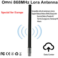 Waterproof LoRa HNT Antenna, Bobcat, SenseCap, Rak Heltec, Omni Fiberglass, Outdoor, Europe, 868MHz, 5.8dBi