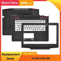 New For Lenovo Y700-14 Y700-14ISK Series Laptop LCD Front Bezel Palmrest Upper Bottom Base Case Replacement Black B C D Shell