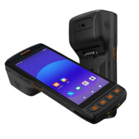 4G Android 11 POS PDA Terminal with 1D 2D Barcode Scanner Reader built-in Thermal Receipt Bill Printer Handheld NFC Loyverse