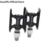 Aceoffix Ultralight Bicycle Pedal for Brompton, JAVA Fnhon , Quick Release Adaptors Pedal for MKS, Ezy Pedals