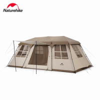 Naturehike Village 17 Luxury Camping Tent 6-8 Person Large Space Automatic Tent Portable Waterproof Outdoor Picnic Quick Build