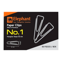 ตราช้าง ลวดเสียบแบบเหลี่ยม เบอร์ 01 ขนาด 31 มม.