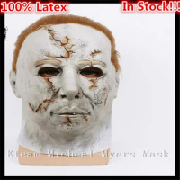 Top Quality 100% Latex Horror Movie Theme Mask Halloween Michael Myers Mask, Adult Party Masquerade Cosplay Latex Facw Mask