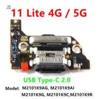 Charger Board Flex For Xiaomi Mi 11 Mi11 Lite 4G / 5G USB Port Connector Dock Charging Board Flex Cable