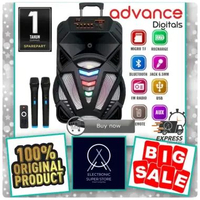 SPEAKER MEETING ADVANCE K1501N K-1501 K 1501N PORTABLE SPEAKER BLUETOOTH 15 INCH FREE 2 MIC ADVANCE 