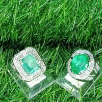 natural cincin permata jamrud colombia