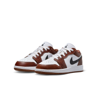 NIKE 休閒鞋 女鞋 大童 運動鞋 AJ 喬丹 AIR JORDAN 1 LOW SE GS 黑白紅 HF3188-102