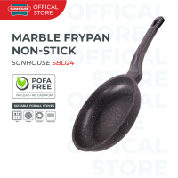 Sunhouse SBD24 Marble Frypan Anti Lengket Hitam 24 cm 1 Pcs penggorengan  anti Kitchenware