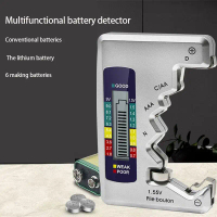 Penguji Bateri butang Universal Digital untuk Lithum N /AAA/CAA/D/1.5V penguji bateri pemeriksa BT16