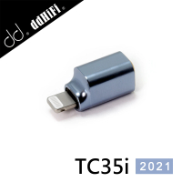 【ddHiFi】TC35i 3.5mm單端母轉Lightning公音樂轉接頭(2021)
