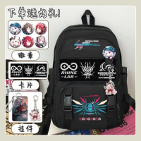 Anime Game Arknights Cos Nian Akafuyu Eunectes Ling Sinper Unisex Leisure Large Capacity Cartoon Printed Backpack
