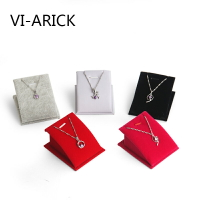 VI-ARICK絨面項鏈展示架吊墜托首飾展示架耳環耳釘展示座戒指架
