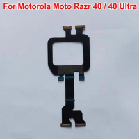 Original For Motorola Moto Razr 40 XT2323 / 40 Ultra XT2321 Middle Frame LCD Mainboard Plate Main Board Flex Cable Replacement