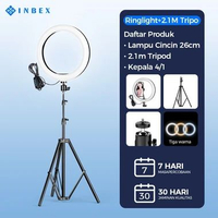 ORIGINAL Ukuran Besar INBEX 45CM Besar Hight Lighting Studio Lampu Remote Dimmble Beauty ring light