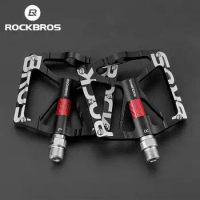 ROCKBROS Bicycle Pedals Bike Ultralight Mountain Pedal MTB Reflective Bearing Cycling Accessories