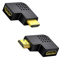 Ainmax 艾買氏 HDMI公對母 轉接頭(精密轉接頭 右彎左彎兩種可選)