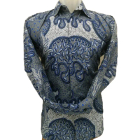 COD Batik pria lengan panjang motif terbaru