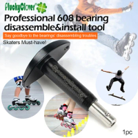 1pc Bearing Puller Disassemble Tool For 608 size Roller Inline Skate Board Bearing Repair Tool For Fidget Spiner 8mm Bearing 608