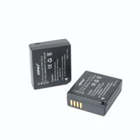 2 x AOPULY DMW-BLG10 DMW BLG10 BLG10 Camera Battery for Panasonic LUMIX GF5 GF6 GX7 LX100 GX80 GX85 D-Lux (Type 109) Bateria