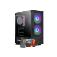คอมพิวเตอร์ตั้งโต๊ะคุ้มค่า AMD Ryzen 5 3400G | RAM 16GB / SSD NVMe 500GB (เคส Montech Mesh ระบายความ