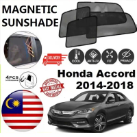 Honda Accord 2014-2018 Epic Magnetic Sunshade (4pcs) Accessories Automotive