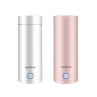 【UGASUN】母親節 無線便攜式電熱水杯 家用小型電加熱開水壺 400ML(燒水壺 煮水壺 燒水器 煮水杯 燒水杯)