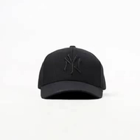 Topi MLB NY PLAIN BLACK CAP 100% ORIGINAL