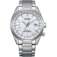 【CITIZEN 星辰】官方授權C1 亞洲限定 光動能電波萬年曆手錶-43mm-贈高檔6入收藏盒(CB0270-87A)