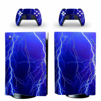Lightning PS5 Disc Skin Sticker Protector Decal Cover for PlayStation 5 Console &amp; Controller PS5 Skin Sticker Vinyl