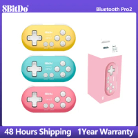 8BitDo Zero 2 Bluetooth Gamepad Wireless Game Controller for Nintendo Switch Windows Android macOS NS OLED Game Accessories