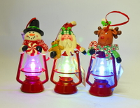 5.5＂LED聖誕造型馬燈，聖誕節/聖誕樹/聖誕佈置/聖誕掛飾/裝飾/掛飾/會場佈置/DIY/材料包，X射線【X389115】
