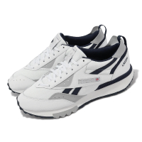 【REEBOK】休閒鞋 LX2200 白 灰 深藍 男鞋 復古 麂皮 運動鞋(GW7201)