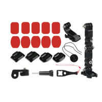Motorcycle Helmet Kit for GoPro Hero12 11 10 9 8 7 Action Camera Accessories Set Chin Mount Bracket Bike Chin Mount For Go Pro