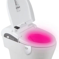 Smart PIR Motion Sensor Toilet Seat Night Light 16 Colors Waterproof Backlight Toilet Bowl LED Lamp WC Luminaria Toilet Light