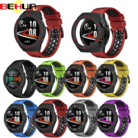 Colorful Protective Case Cover Band Strap for Huawei GT2e Shockproof Bumper Protector for HUAWEI GT 2e Smart Watch Accessories